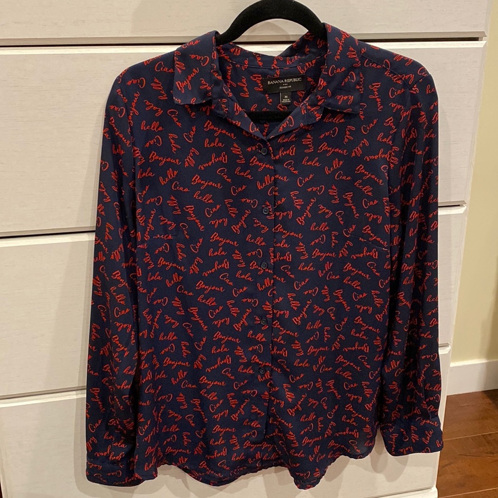 Banana republic button down